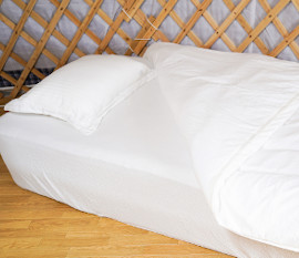 シーツ、掛け布団、枕