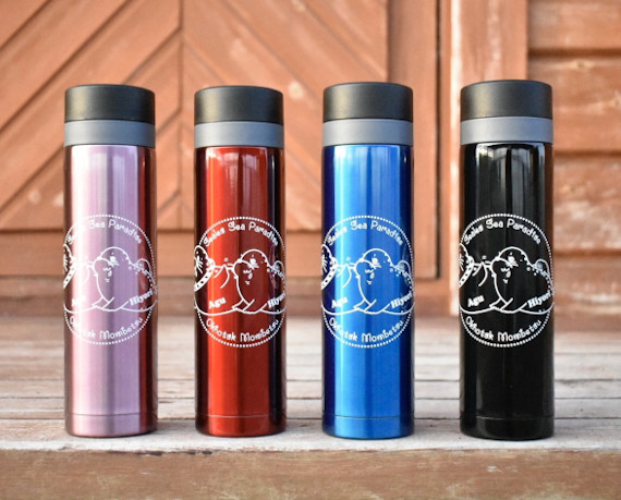 氷ストッパー付きステンレスボトル